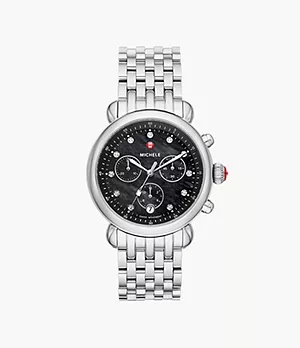 CSX 39 Stainless Diamond Dial Watch