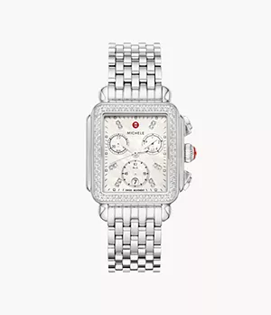 Deco Stainless Diamond Watch