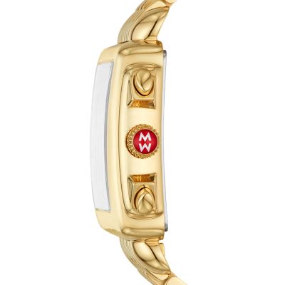 Deco 18K Gold-Plated Diamond Dial Watch MWW06A000780 - MICHELE®