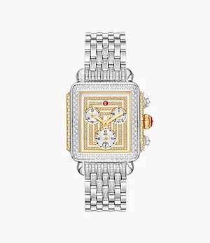 Limited Edition Deco Two-Tone Diamond Stainless Steel Watch