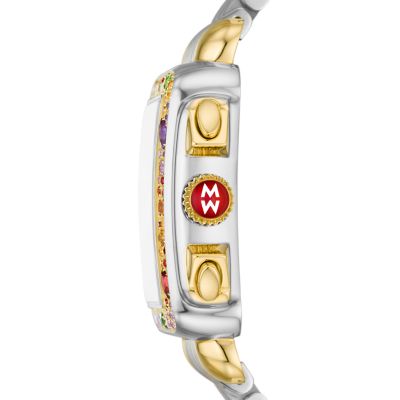 Deco Soir e Two Tone 18K Gold Plated Diamond Watch MWW06A000801