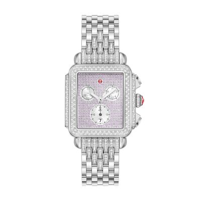 Pink diamond clearance watch