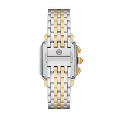 Deco Two-Tone 18K Gold-Plated Diamond Watch MWW06A000809 - MICHELE®