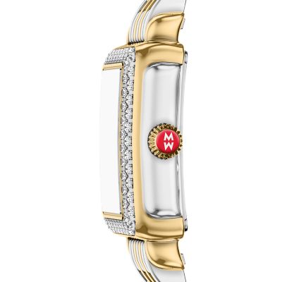 Deco Madison Mini Diamond Two-Tone 18K Gold-Plated Watch