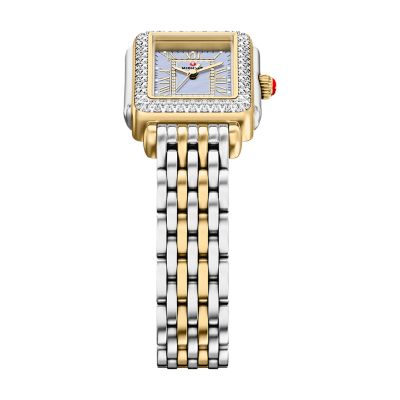 Deco Madison Mini Diamond Two-Tone 18K Gold-Plated Watch