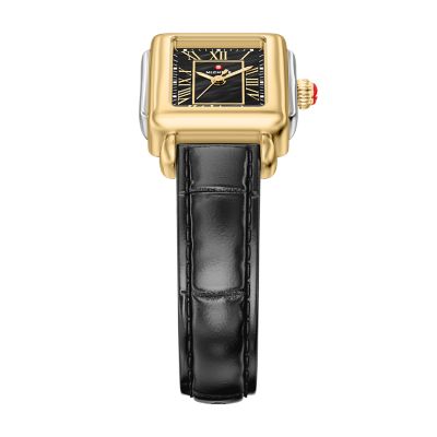 Deco Madison Mini Black Leather Watch MWW06D000179 - MICHELE®
