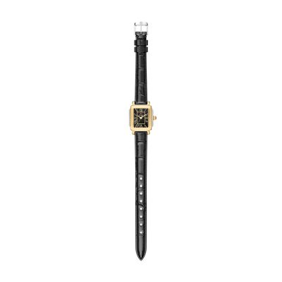 Deco Madison Mini Black Leather Watch MWW06D000179 - MICHELE®