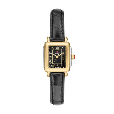 Deco Madison Mini Black Leather Watch