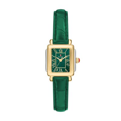 Deco Madison Mini Lush Green Leather Watch