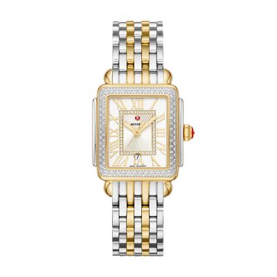 Deco Madison Mid Two-Tone Diamond Watch MWW06G000002 - MICHELE®