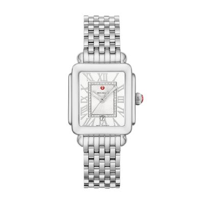 Deco Madison Mid Stainless Steel Diamond Dial Watch MWW06G000012