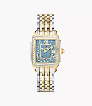 Deco Madison Mid Two-Tone Diamond Stainless Steel Watch