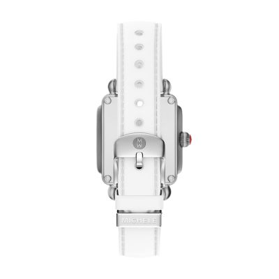 Deco Sport Mid Two-Tone White Silicone Watch MWW06H000007 - MICHELE®