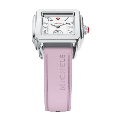 #プロショップにてOH済　ミッチェル900 Deco Sport Mid Stainless Steel Pink Silicone Watch MWW06H000009