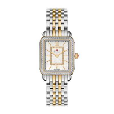 michele watch 2 tone