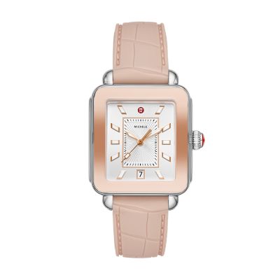 Deco Sport Two Tone Pink Gold Watch MWW06K000015 MICHELE