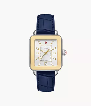 Deco Sport Two-Tone Navy Silicone Watch
