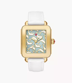 Deco Sport Gold-Tone White #Tide ocean material® Watch