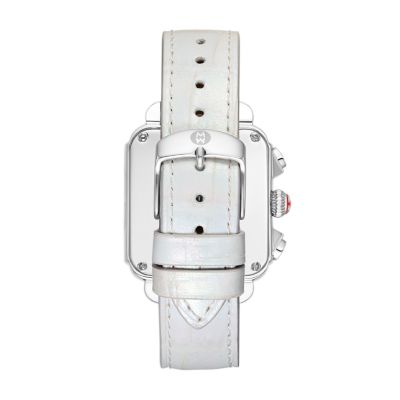 Michele watch white band hotsell