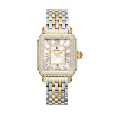 Michele diamond 2025 watch sale