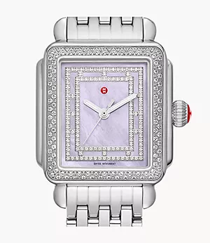 Limited Edition Deco Madison Stainless Steel Diamond Watch