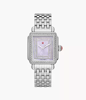 Deco Madison Stainless Steel Diamond Watch