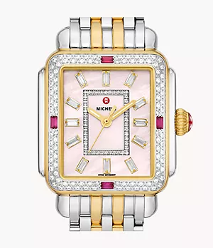 Limited Edition Deco Baguette Charmante Two-Tone 18K Gold-Plated Diamond Watch