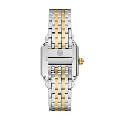 Michele watch 2 tone best sale