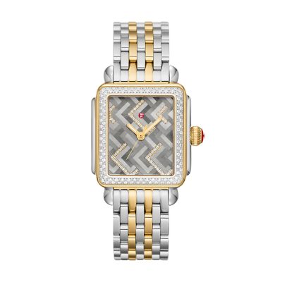 Michele watch gold and silver sale