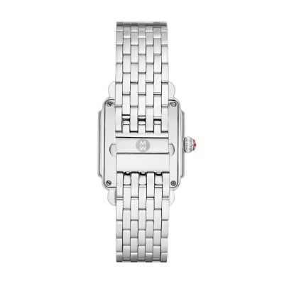 Deco Mid Stainless Diamond Dial Watch MWW06V000002 MICHELE