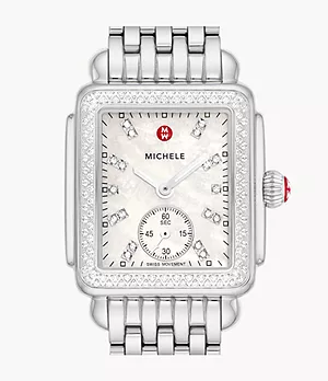 Deco Mid Diamond Stainless Steel Watch