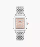 Deco II Stainless Diamond Dial Watch