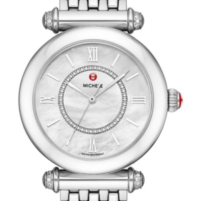 Caber Mid Stainless Diamond Dial Watch