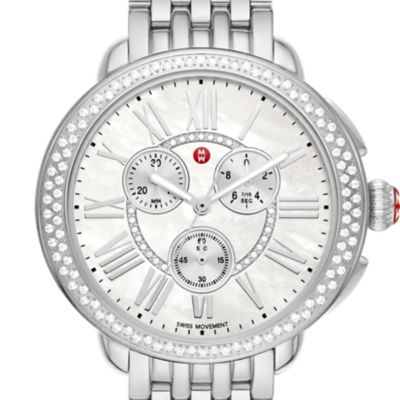 Michele watch round face best sale