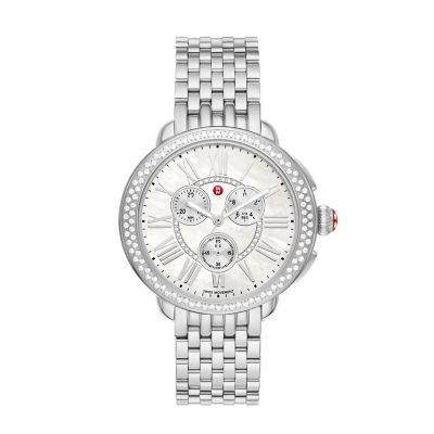 Serein Stainless Steel Diamond Watch MWW21A000068 MICHELE