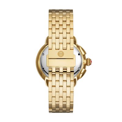 Serein 18K Gold Plated Diamond Watch MWW21A000070 MICHELE