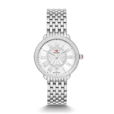 Serein Mid Stainless Steel Diamond Watch MWW21B000143 MICHELE