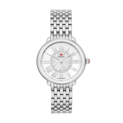 Serein Mid Stainless Diamond Dial Watch