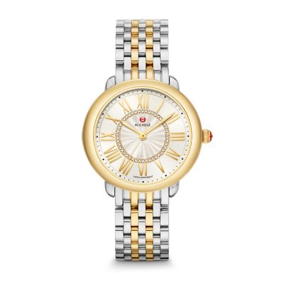 Serein Mid Two Tone 18K Gold Diamond Dial Watch MWW21B000148