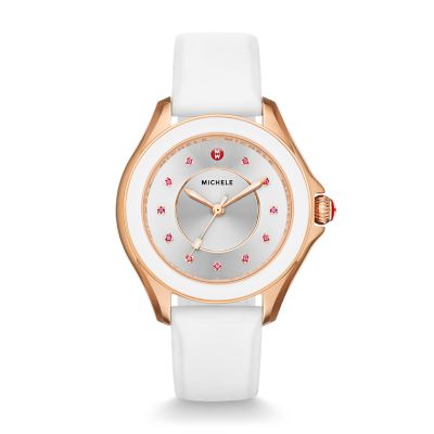 michele cape watch rose gold