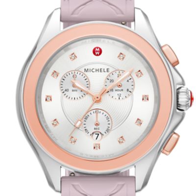 Cape Chronograph Lilac Silicone Watch