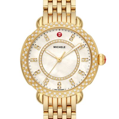 Sidney Classic 18K Gold Diamond Watch