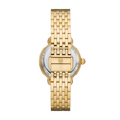 Sidney Classic 18K Gold Diamond Watch MWW30B000004 MICHELE