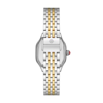 Meggie Two Tone 18K Gold Plated Diamond Dial Watch MWW33B000009