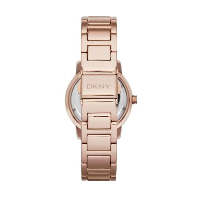 DKNY Women's Tompkins Three-Hand Rose Gold-Tone Watch - NY2210 - Watch  Station