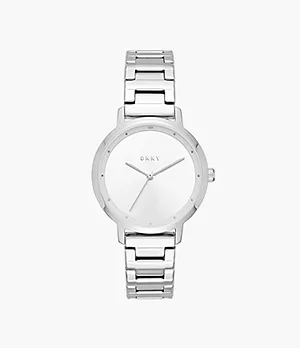 DKNY Women's The Modernist Three-Hand Stainless Steel Watch