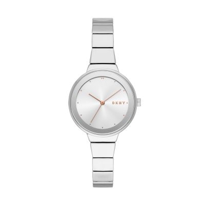 DKNY Women's Astoria Three-Hand Watch - Silver