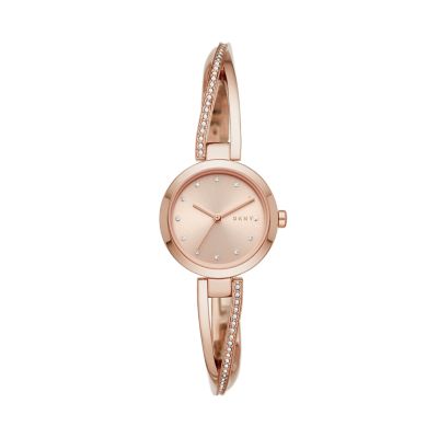 DKNY Women's Astoria Three-Hand Rose Gold-Tone Watch - NY2695 - Watch  Station