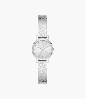 DKNY Soho Three-Hand Stainless Steel Watch