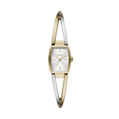 Dkny crosswalk watch clearance gold